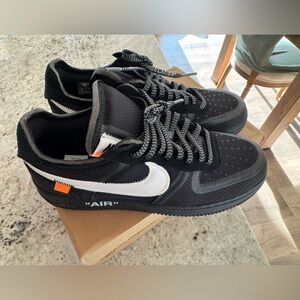 Size 12 - Nike Air Force 1 Low x OFF-WHITE Black 2017 WORN ONCE INDOORS ONLY